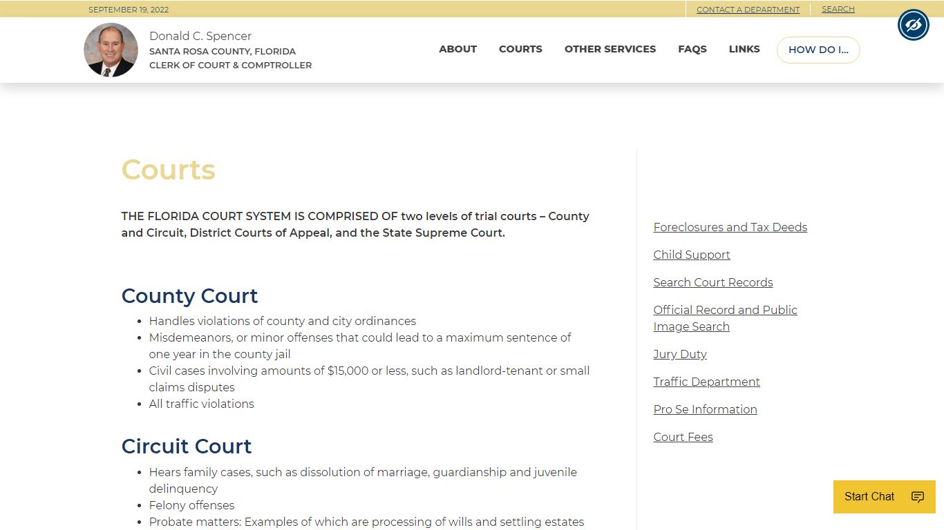 Courts - Santa Rosa County, FL Clerk of Court & Comptroller